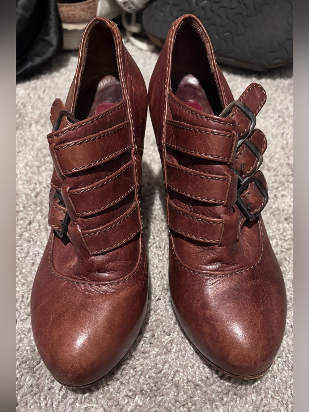 Chloe vintage Silverado platform booties